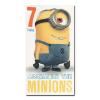 7 Today 7th Birthday Minions Card