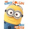 Awesome Cousin Minions Birthday Card