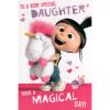 Special Daughter Agnes & Fluffy Unicorn Minions Card