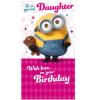 Special Daughter Minions Birthday Card
