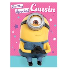 Special Cousin Minions Birthday Card