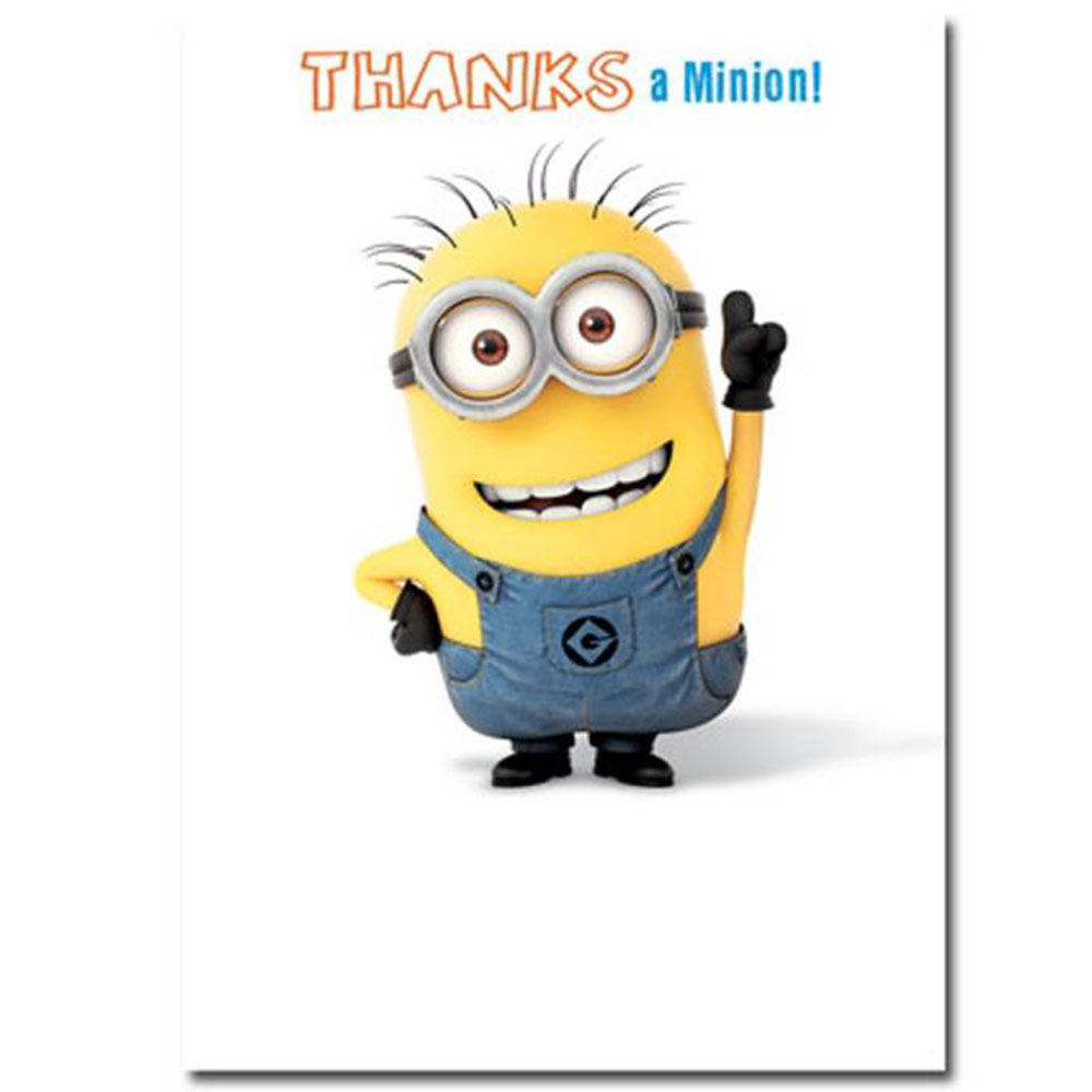 Thanks A Minion Thank You Card | Minion Shop.