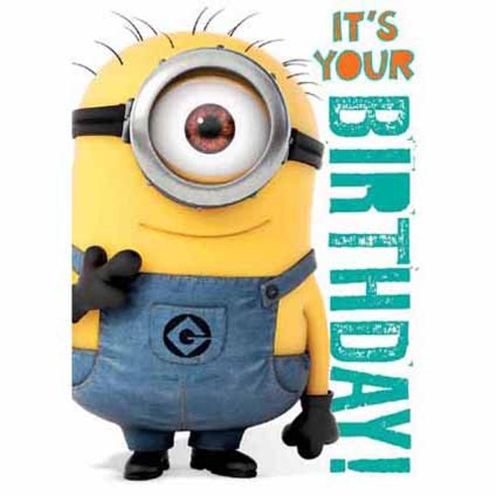 Free Printable Minion Birthday Card