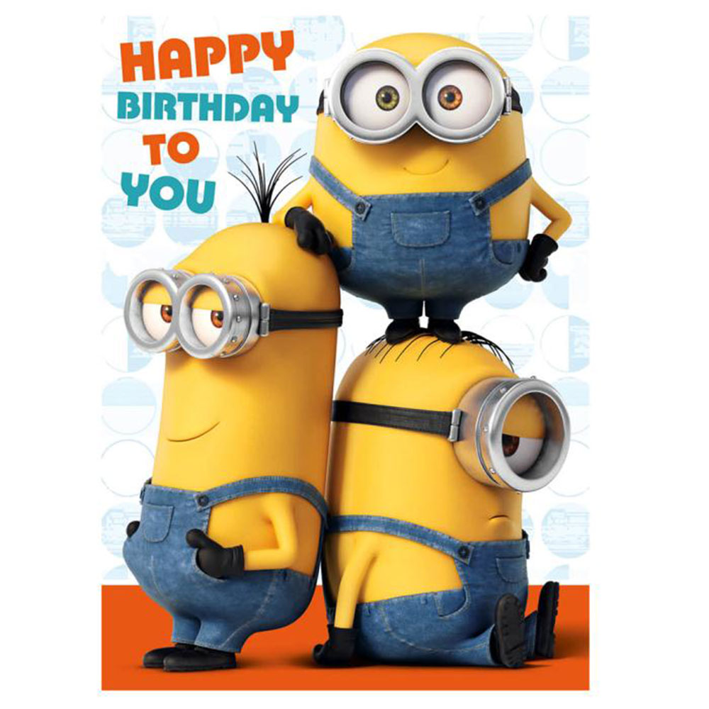 minion happy birthday cards