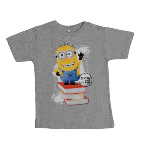Top Of The Class Grey Minions T-Shirt  £4.99