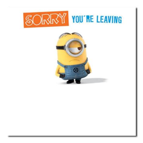 Sorry You Are Leaving Minions Card  £3.00