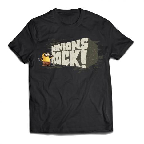 Minions Rock Black T-Shirt   £16.99