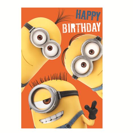 Happy Birthday Minions Height Chart Card  £3.00