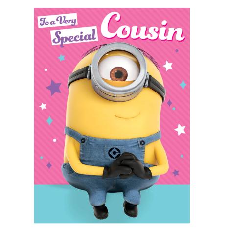 Special Cousin Minions Birthday Card  £1.60