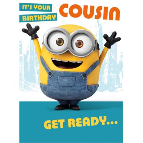 Cousin Minions Birthday Card  £1.60